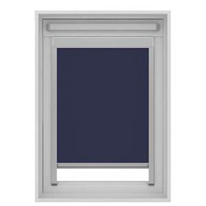 Leen Bakker Dakraamrolgordijn verduisterend - donkerblauw - SK06 - 114x118 cm