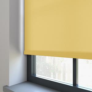 Domus Elektrisch Rolgordijn - Splash licht geel