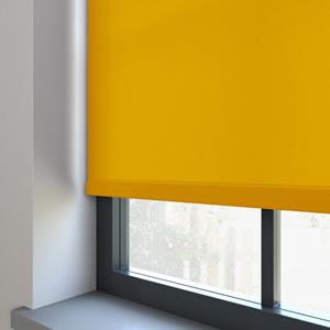 Domus Elektrisch Rolgordijn - Splash geel