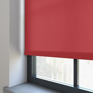 Decora Elektrisch Rolgordijn - Unicolour rood