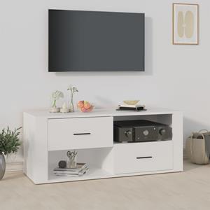 VIDAXL Tv-schrank Weiß 100x35x40 Cm Holzwerkstoff