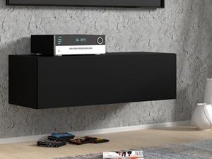 Mobistoxx Tv-meubel BINTO 1 deur 100 cm zwart/phanton zwart