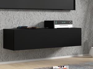 Mobistoxx Tv-meubel BINTO 1 deur 120 cm zwart/phanton zwart
