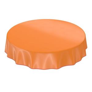ANRO Tischdecke »Tischdecke Uni Orange Einfarbig Glanz abwaschbar«, Glatt