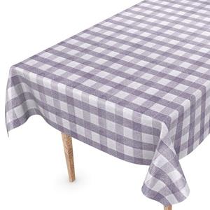ANRO Tischdecke »Tischdecke Wachstuch Gestreift Blau Robust Wassera«, Geprägt