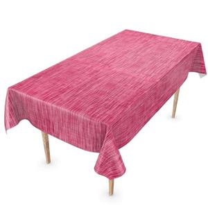 ANRO Tischdecke »Tischdecke Wachstuch Einfarbig Rot Robust Wasserab«, Glatt