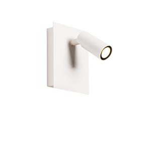 QAZQA LED Wandlamp buiten simon - Wit - Modern - L 13cm
