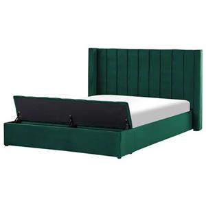 Beliani NOYERS Bed groen 180x200