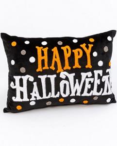 Horror-Shop Tagesdecke »Happy Halloween Kissen als Halloween Homeware 50cm«, 