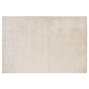 BELIANI Vloerkleed viscose 140 x 200 cm licht beige GESI II