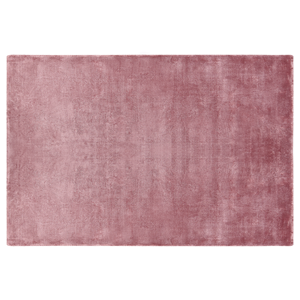 BELIANI Vloerkleed viscose 160 x 230 cm roze GESI II