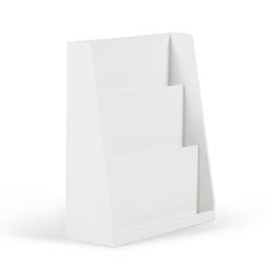 kavehome Adiventina Bücherregal aus weißem mdf 59,5 x 69,5 cm - Kave Home
