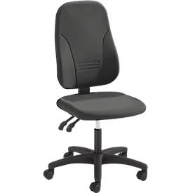 Prosedia bureaustoel YOUNICO plus 3, permanent contact, zonder armleuningen, 3D-rugleuning, antraciet