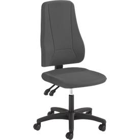 Prosedia bureaustoel YOUNICO PLUS 3, permanent contact, zonder armleuningen, hoge 3D-rugleuning, antraciet