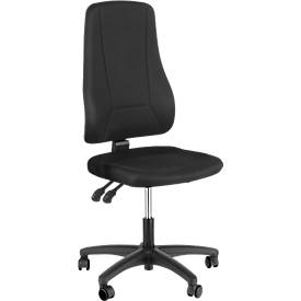 Prosedia bureaustoel YOUNICO PLUS 3, permanent contact, zonder armleuningen, hoge 3D-rugleuning, zwart