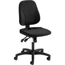 Prosedia bureaustoel YOUNICO PLUS 8, synchroonmechanisme, zonder armleuningen, lage 3D-rugleuning, zwart