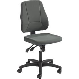 Prosedia bureaustoel YOUNICO PLUS 8, synchroonmechanisme, zonder armleuningen, halfhoge rugleuning, antraciet