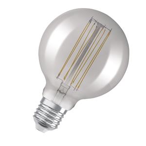 Osram Vintage 1906 LED E27 Globe Filament Smokey 125mm 11W 500lm - 818 Extra Warm White | Dimmable
