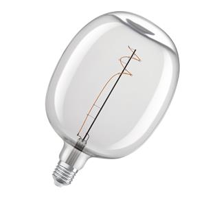 Osram Vintage 1906 LED E27 Special Filament Mirror Silver 4.8W 400lm - 827 Extra Warm White | Dimmable