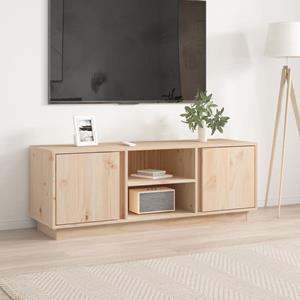 Tv-meubel 110x35x40,5 cm massief grenenhout