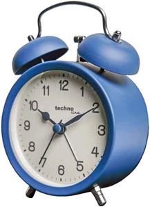Technoline ModellDG blau Wekker Kwarts Blauw Alarmtijden 1
