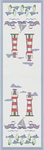Ekelund Tischläufer »Tischläufer Kustliv 35x120 cm 100% Baumwolle«, Pixel gewebt (6-farbig)