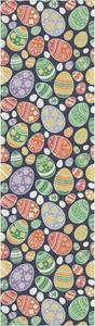 Ekelund Tischläufer »Tischläufer Glad Påsk 35x120 cm 100% Baumwolle«, Pixel gewebt (6-farbig)