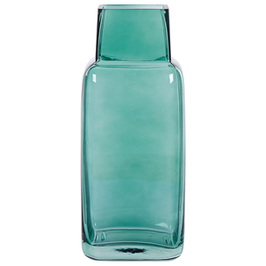 BELIANI Bloemenvaas glas groen 26 cm MERBAKA