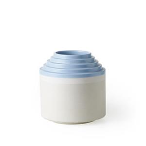 Bitossi Home Projet Memphis - Stepped Vase / By Ettore Sottsass -  - Weiß