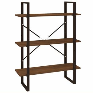 bonnevie Bücherregal,Standregal Braun Eichen-Optik 80x30x105 cm Holzwerkstoff vidaXL