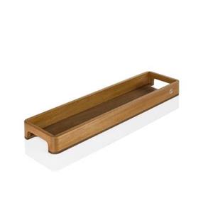 AdHoc Tablett Serve, Holz, Braun L:15.5cm B:60cm H:5cm Holz