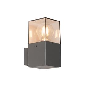 QAZQA Moderne buitenwandlamp donkergrijs IP44 - Denmark