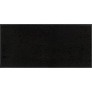 Wash+dry by Kleen-Tex Fußmatte »Wash+Dry Läufer waschbar Raven Black 35 x 75 cm Sauberlaufmatte schwarz«, Minimatte, Höhe 9 mm