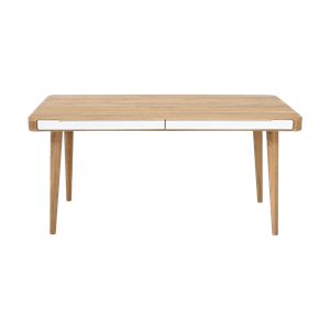 Gazzda Ena table houten eettafel whitewash - 140 x 90 cm