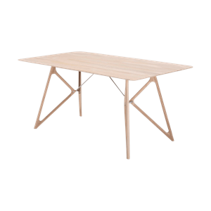 Gazzda Tink table houten eettafel whitewash - 160 x 90 cm