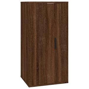 Vidaxl Tv-wandschrank Braun Eichen-optik 40x34,5x80 Cm