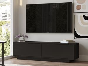 Mobistoxx Tv-meubel FONNA 2 klapdeuren zwart