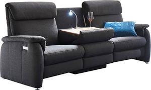 Home affaire Sofa Turin, mit integrierter Tischablage, Leuchte und USB-Ladestation