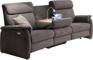 Home affaire Sofa Turin, mit integrierter Tischablage, Leuchte und USB-Ladestation