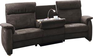 Home affaire Sofa Turin, mit integrierter Tischablage, Leuchte und USB-Ladestation