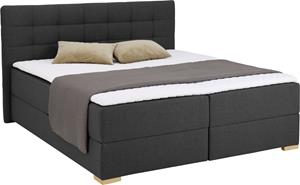 Home affaire Boxspringbett Olivet, in 4 Farben, 4 Breiten, 2 Matratzenarten, auch in Überlänge 220 cm