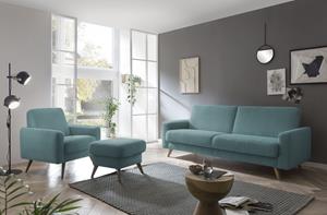 Exxpo - Sofa Fashion 3-Sitzer, Inklusive Bettfunktion und Bettkasten