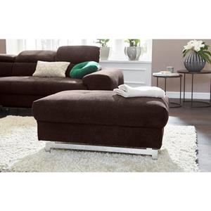 COTTA Polstergarnitur "Mailand", Set: bestehend aus 2-Sitzer und Hocker, Sofa mit Kopfteilverstellung