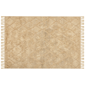 BELIANI Vloerkleed katoen beige 160 x 230 cm SANLIURFA