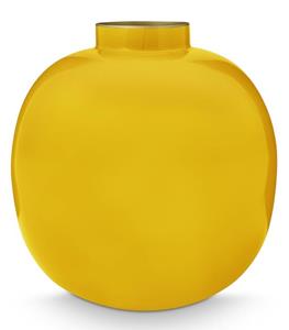 PiP Studio Vasen Vase Metal gelb 23 cm (gelb)
