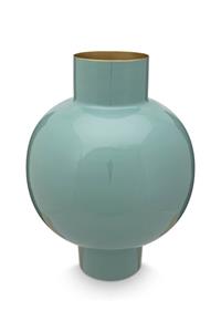 PiP Studio Vasen Vase Metal groß soft green 31,5 x 40 cm (grün)