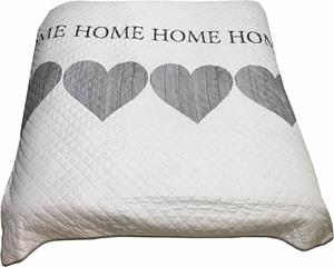 One Home Tagesdecke »Herzen Home«, , gesteppt, Bettüberwurf oder Sofaüberwurf