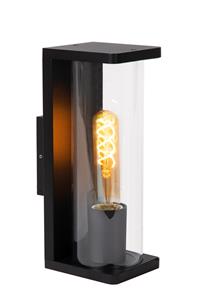 click-licht Deckenleuchte »Wandleuchte Sligo in Schwarz und Transparent E27«, Aussenlampe, Aussenwandleuchte, Outdoor-Leuchte