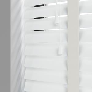 Kolorama Aluminium jaloezie met ladderband - Gebroken Wit