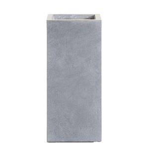 Leen Bakker Bloempot Matt - cementkleur - 50x23x23 cm